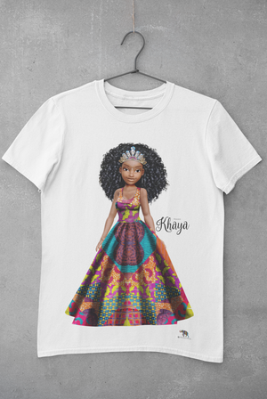 Adult Princess Khaya  Short Sleeve V-Neck t-shirt