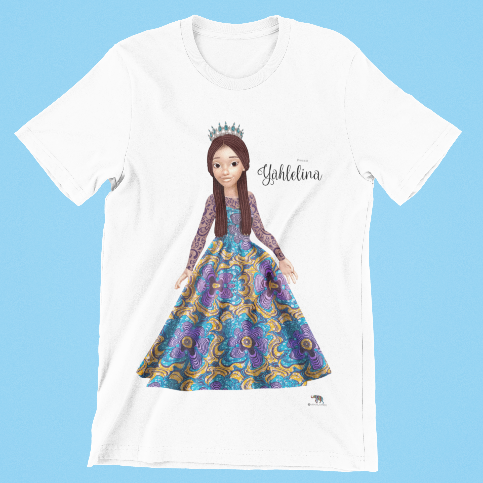 Adult Princess Yahlelina Short Sleeve V- Neck t-shirt